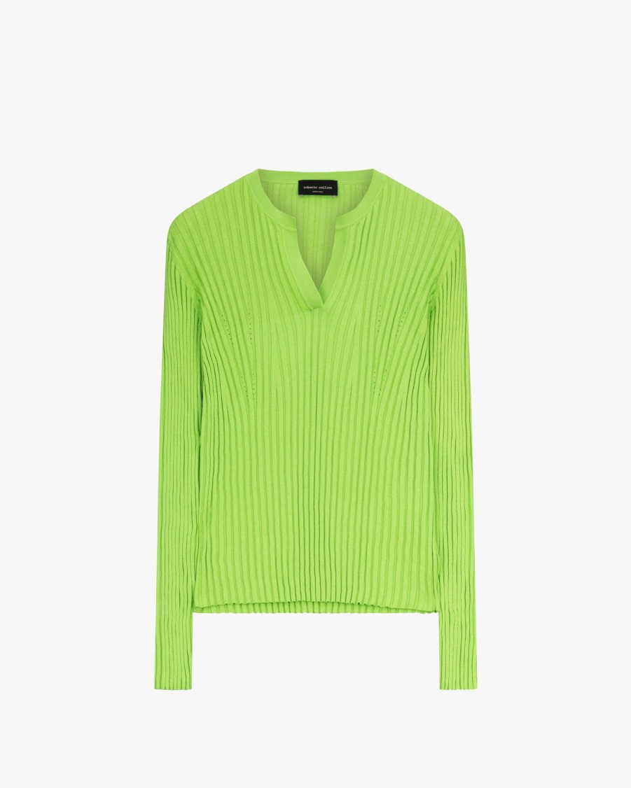 ROBERTO COLLINA Knitwear | Fine Knit Cotton Shirt