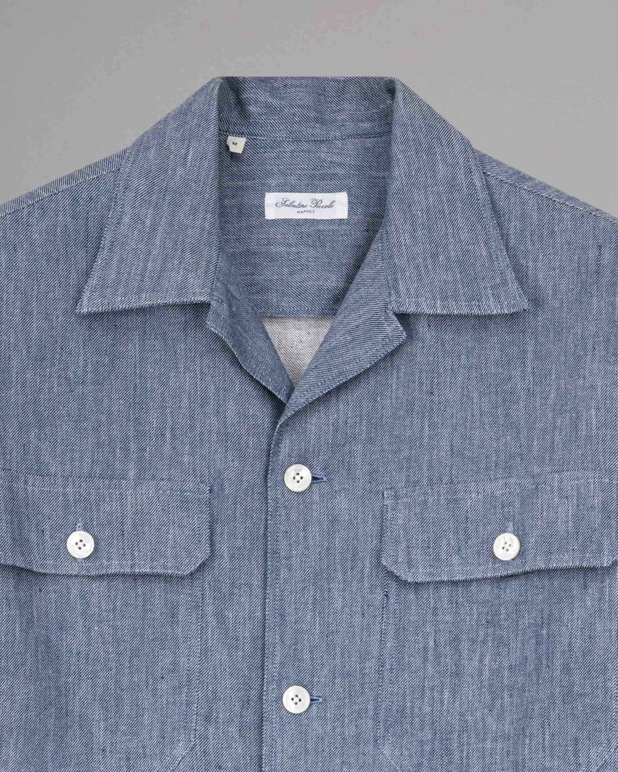 SALVATORE PICCOLO Shirts | Vietnam Cotton-Linen Shirt