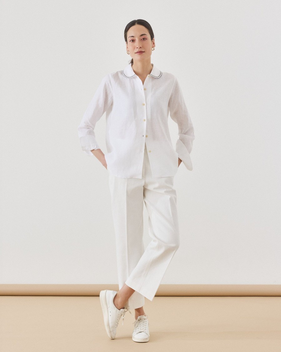 JUPE Blouses | Camelot Linen Blouse