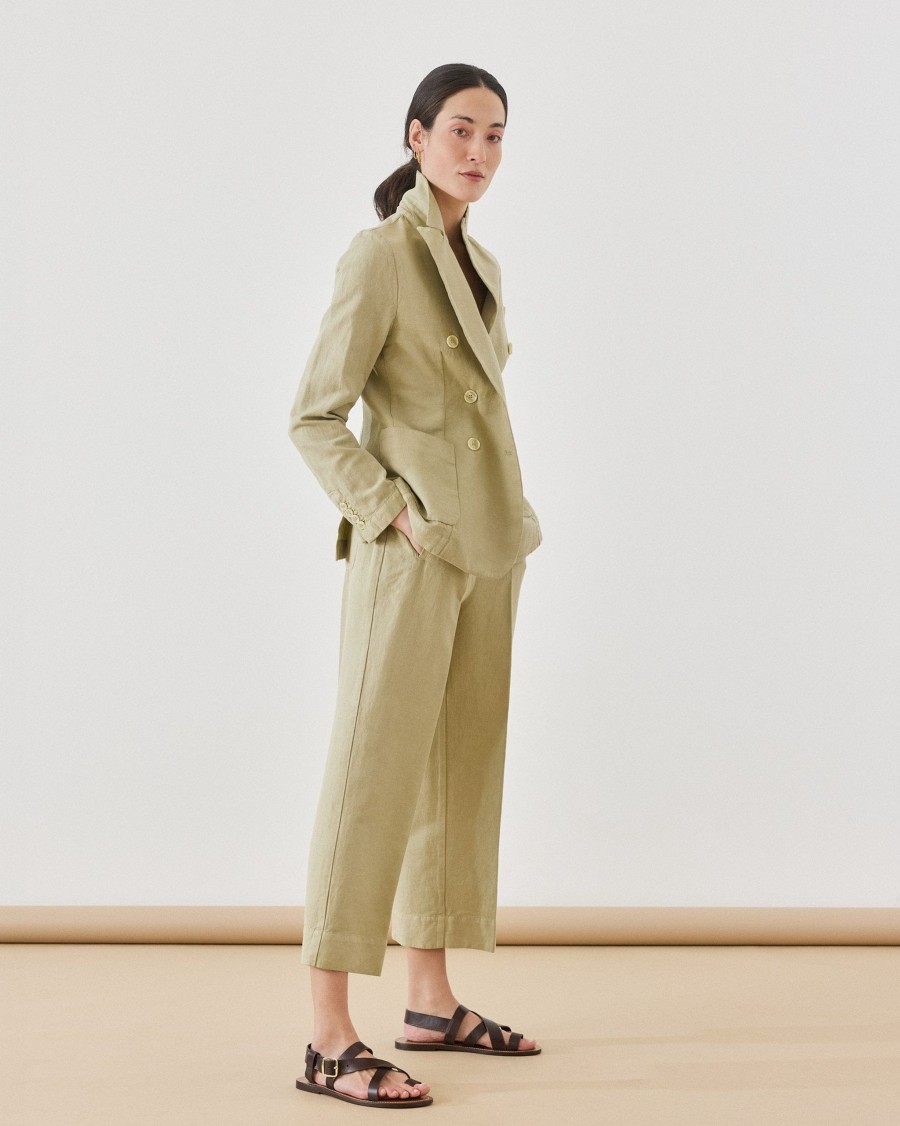 ROSSO 35 Trousers | Cotton-Linen Trousers