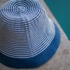 GREVI Hats & Caps | Striped Cotton Blend Hat