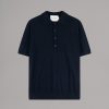 CLOSED Knitwear | Knitted Cotton Polo Shirt